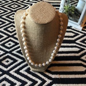 River pearl and Sterling Necklace